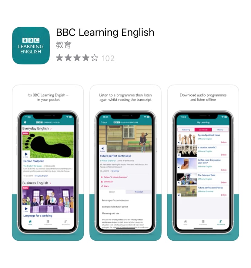 學英文 APP 推薦二、BBC Learning English